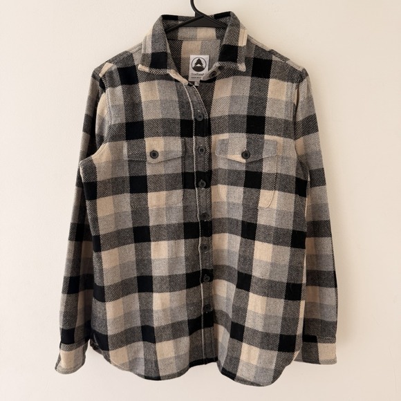 Tradlands Jackets & Blazers - Tradlands Womens Plaid Wool Blend Shirt Jacket Size S Heritage Outdoorsy Shacket